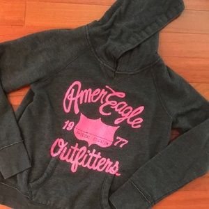 American eagle navy hoodie